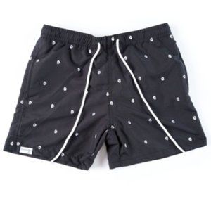 Black Skull Shorts